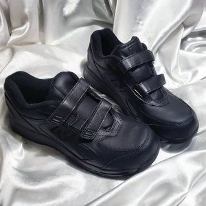 NEW NEW BALANCE SL-2 HEALTH WALK black comfort shoes velcro straps WW575VK SZ 9